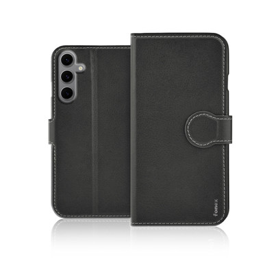 Picture of Fonex Identity bookcase in leatherette for Samsung Galaxy S24 FE| Black