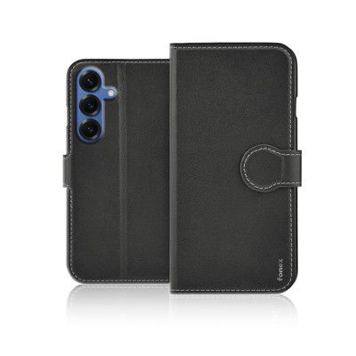 Picture of Fonex Identity bookcase in leatherette for Samsung Galaxy S25+| Black