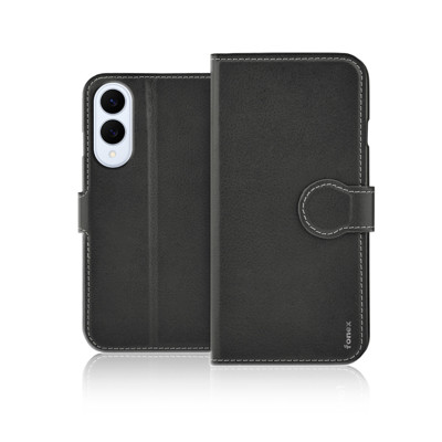 Immagine di Fonex custodia a libro Identity in similpelle per Samsung Galaxy S25 Edge | Nero