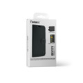 Immagine di Fonex custodia a libro Identity in similpelle per Samsung Galaxy S25 Edge | Nero
