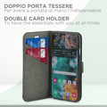 Immagine di Fonex custodia a libro Identity in similpelle per Samsung Galaxy A53 5G | Nero