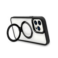 Picture of Fonex Mag Stand case with magnet and holder for Apple iPhone 15 Pro | Light Purple border