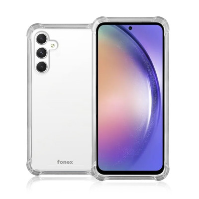 Picture of Fonex shockproof Molce Basic case for Samsung Galaxy A55 5G with reinforced edges and back|Transparent