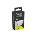 Immagine di Fonex caricatore da rete 20W con 2 porte USB | Bianco